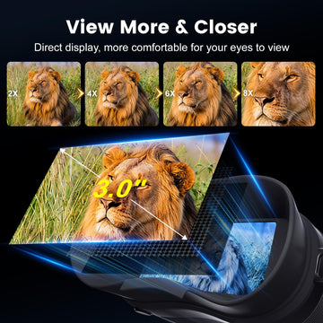 MAXDONE Night Vision Goggles infrared level selector for adaptive viewing.