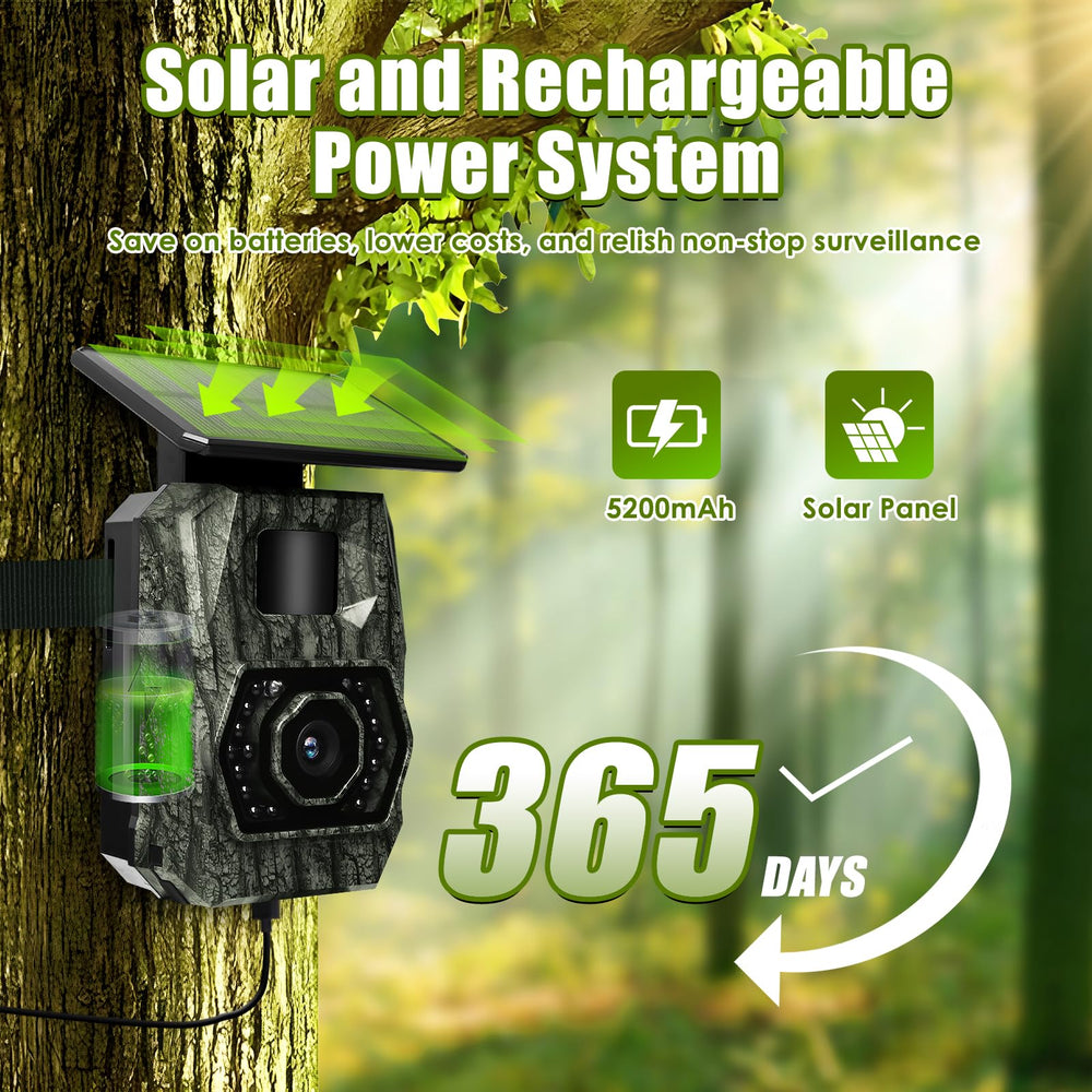 MAXDONE Solar Panel highlights self-sustaining power for extended field surveillance.