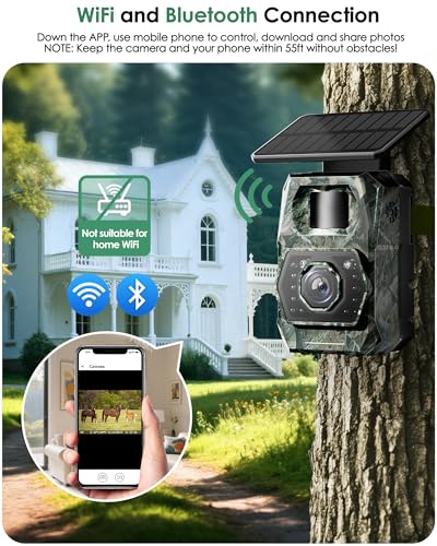 MAXDONE Solar Trail Camera zone programming supports targeted monitoring