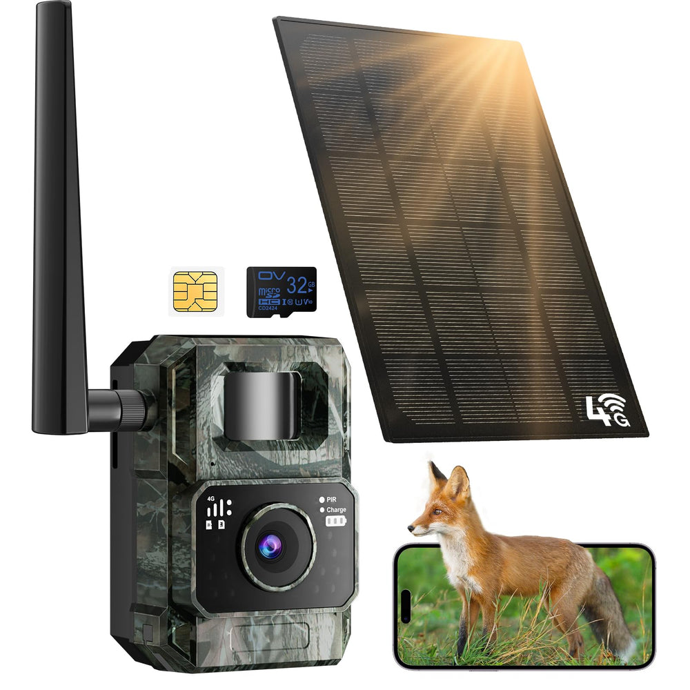 MAXDONE trail camera live feed view for real time wildlife monitoring
