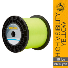 Maxima HV line in water, visible for trolling or free-drifting applications.