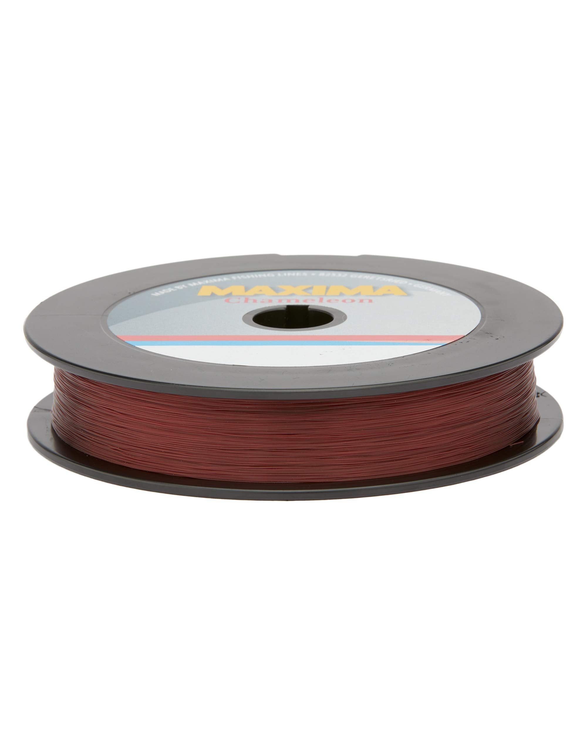 Maxima One Shot Spool Chameleon 20lb 250yd closeup highlighting stealth and abrasion resistance.