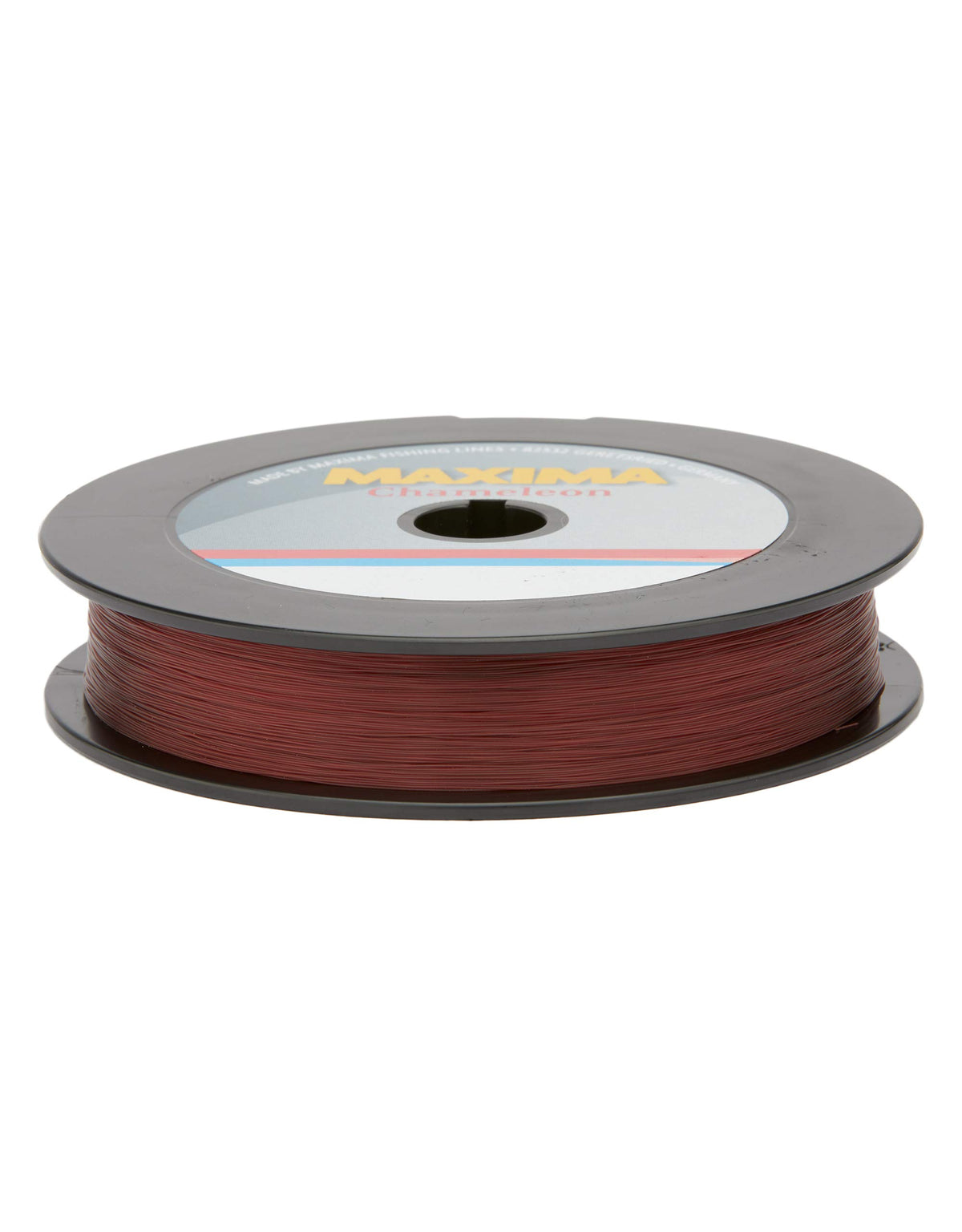 Maxima One Shot Spool Chameleon 20lb 250yd closeup highlighting stealth and abrasion resistance.