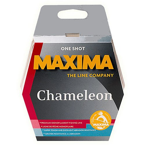 Maxima One Shot Spool in Chameleon on water demonstrates stealth and toughness