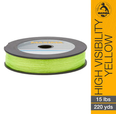 Maxima One Shot spool in action for trolling, emphasizing strong knot and abrasion resistance.