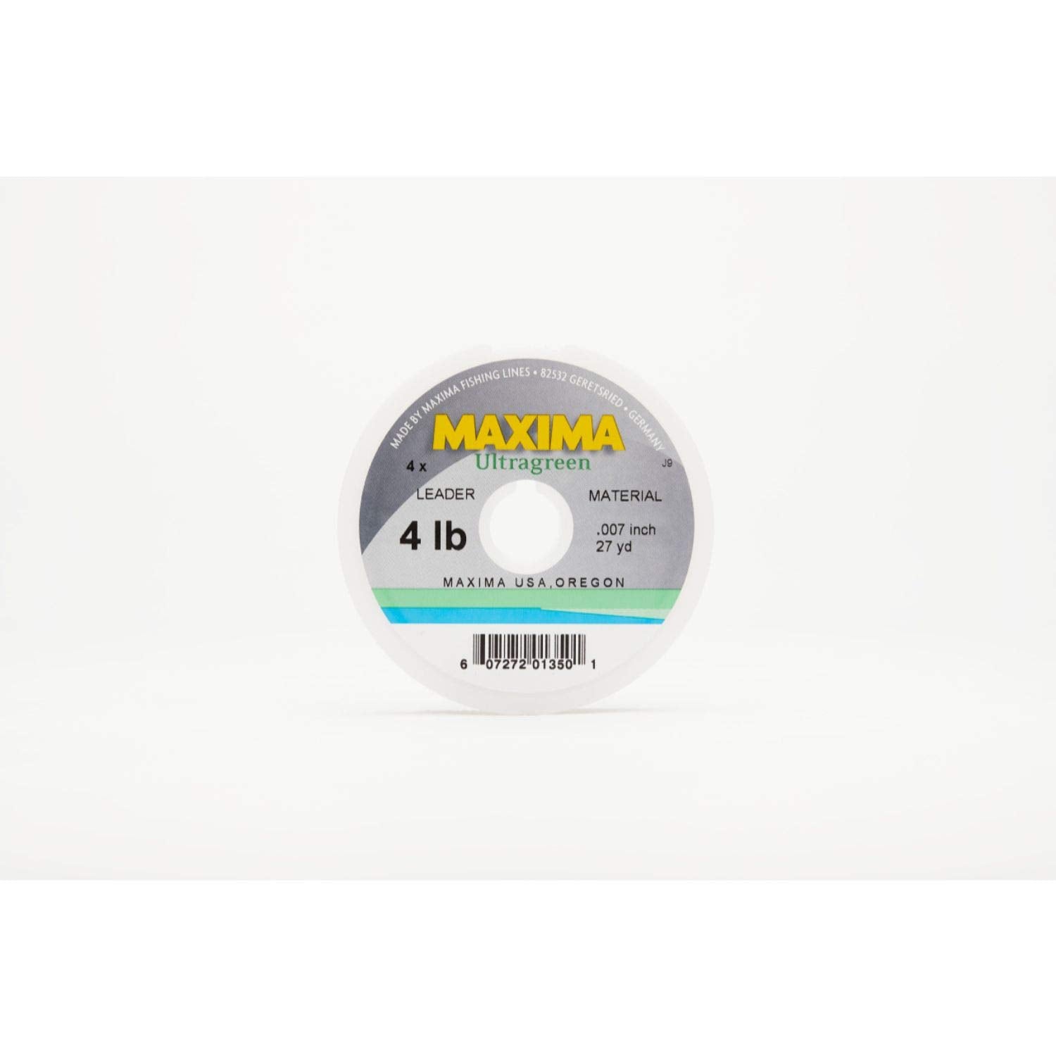 Maxima Ultragreen leader material in moss green; strong, abrasion-resistant performance for reliable fishing leaders.
