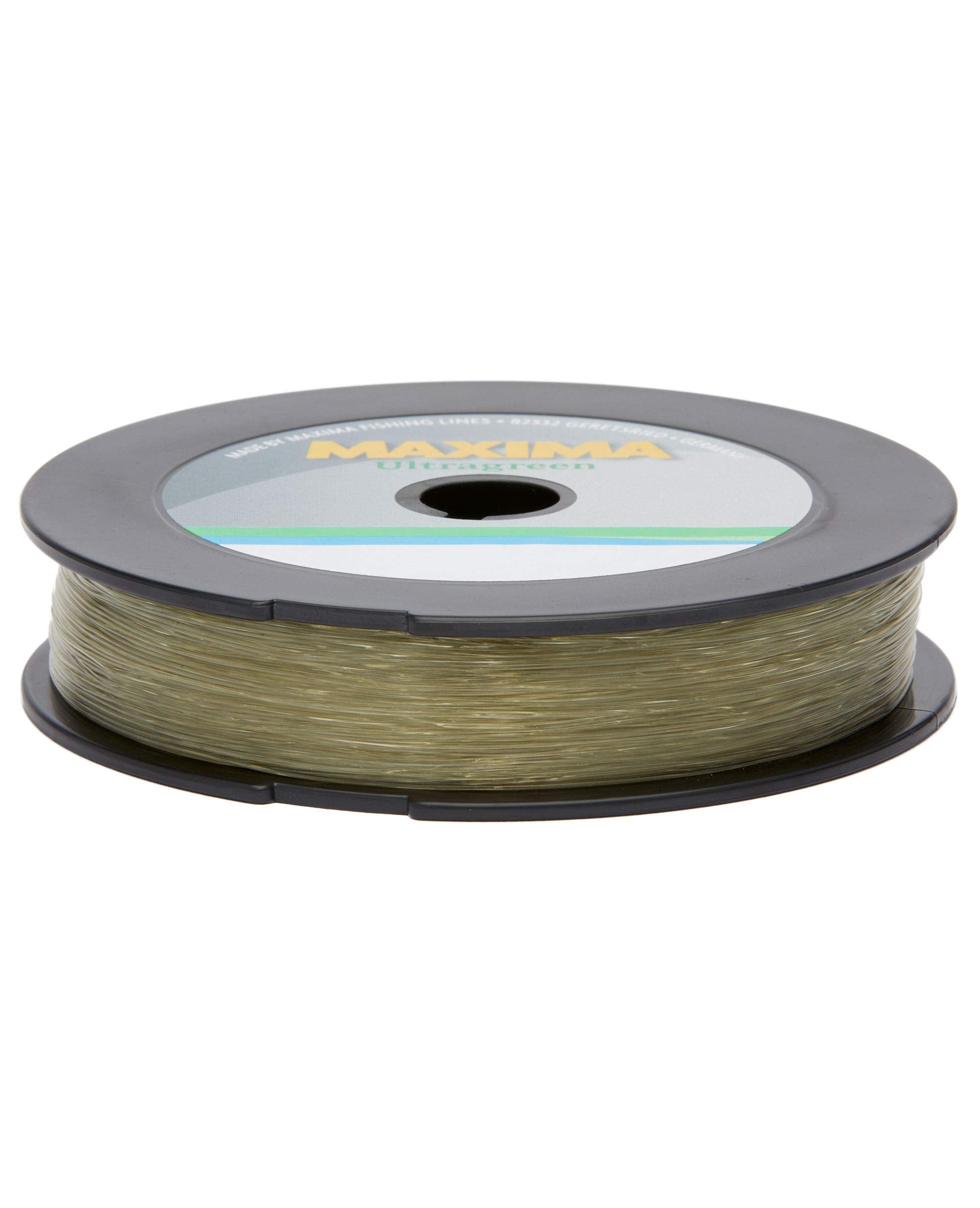 Maxima Ultragreen One Shot Spool 280 yards, ideal low-visibility line for strong knots.