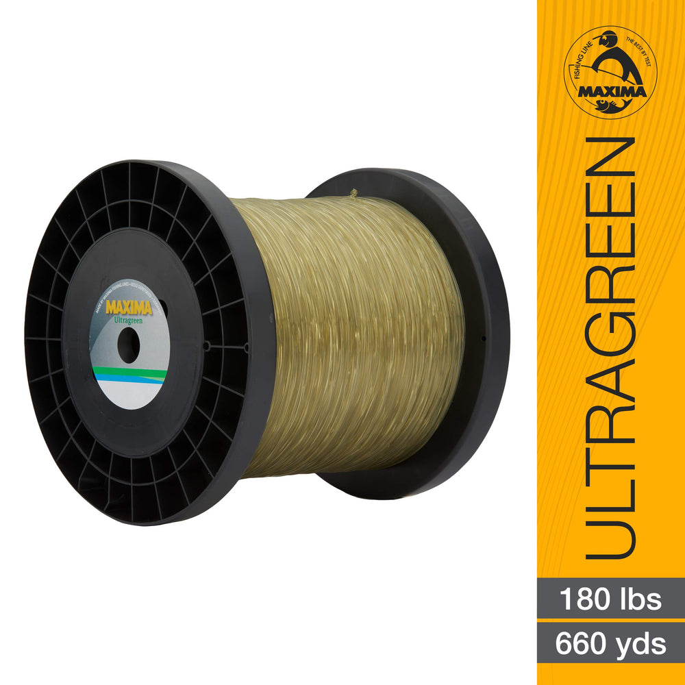 Maxima Ultragreen Service Spool in use, suitable for all species and water conditions.