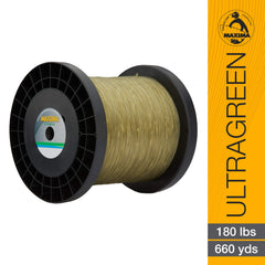 Maxima Ultragreen Service Spool in use, suitable for all species and water conditions.