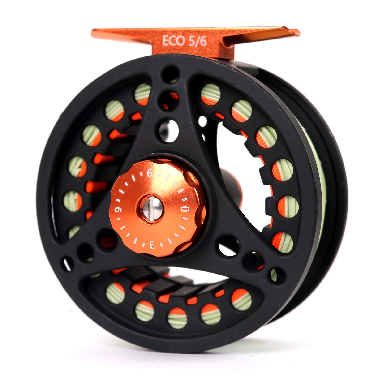 Maximumcatch ECO reel polished finish adds corrosion resistance and sleek look.