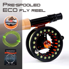Maximumcatch ECO reel with Teflon drag offers smooth control under pressure.