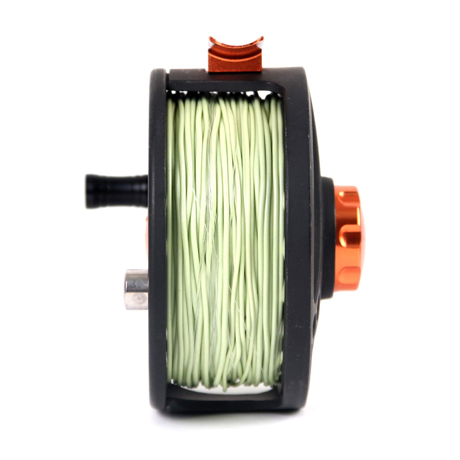 Maximumcatch ECO reel supports 3/4–7/8wt setups for versatile fishing.