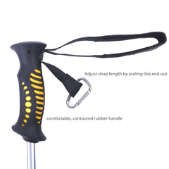 Folded MAXIMUMCATCH folding wading staff at 13.6 inches