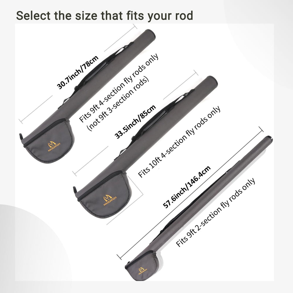 MAXIMUMCATCH adjustable shoulder strap enables comfortable carrying on trails.