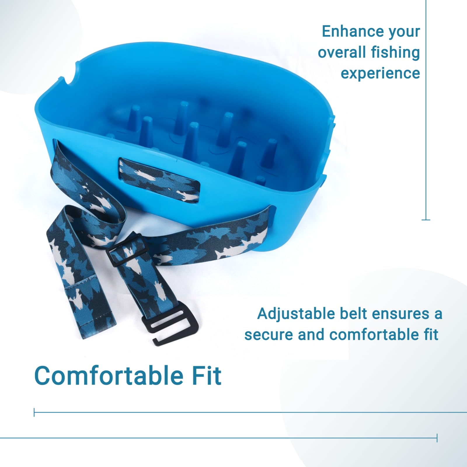 Wide belt with secure buckle for all-day wear