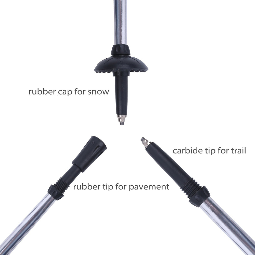 Aluminum and nylon construction with stainless steel wire connector on MAXIMUMCATCH staff