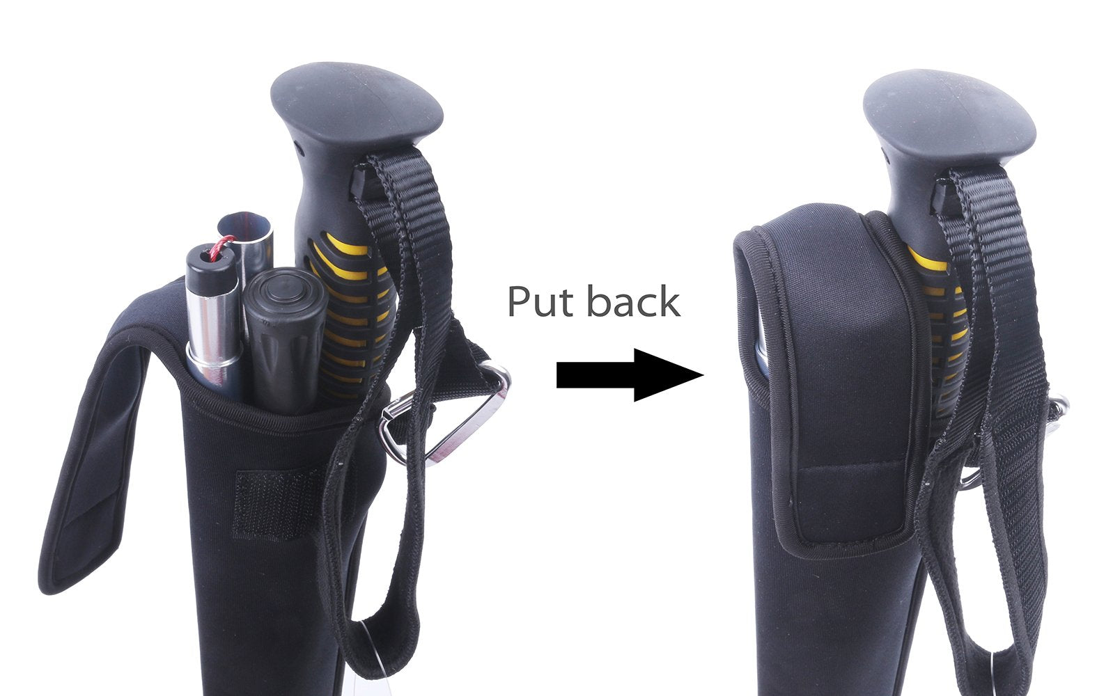 Includes tow attachments, rubber end cap, and rock/snow claw for MAXIMUMCATCH staff