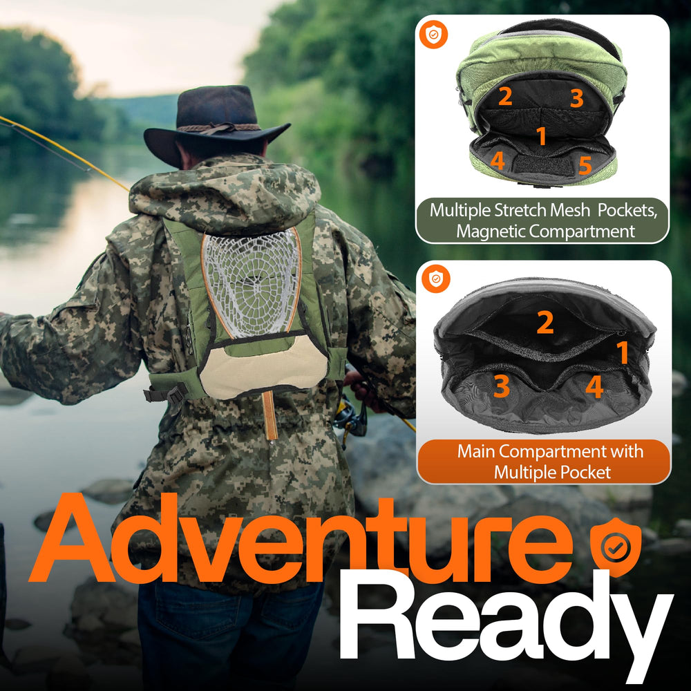 MAXITHAN Whitewater chest pack attachment points to customize your on-water setup