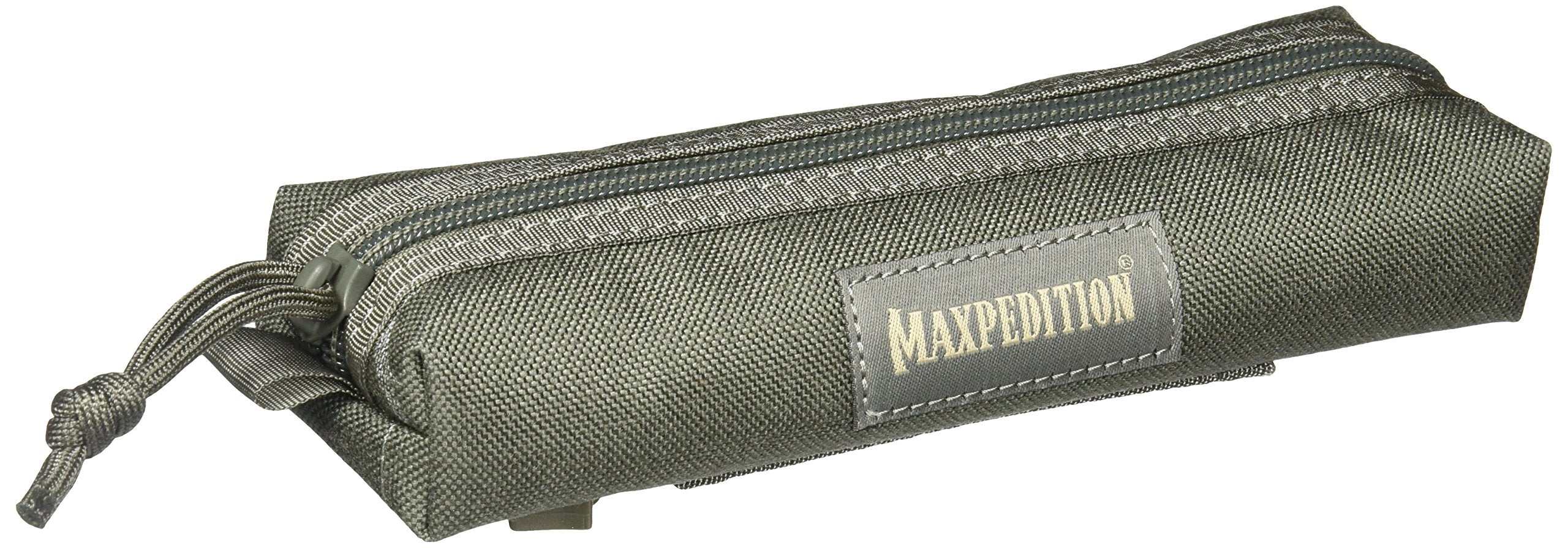Maxpedition Cocoon Pouch foliage green small front view with full-length zipper