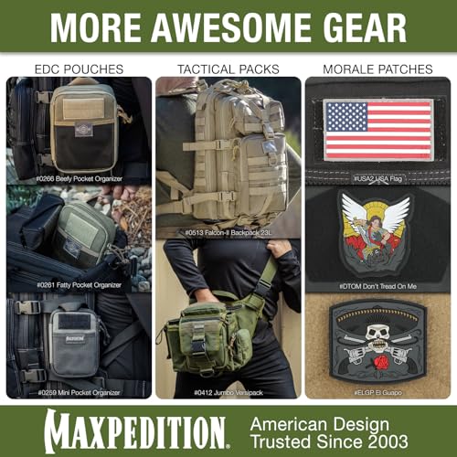 Compact holster design compatible with Maxpedition bags
