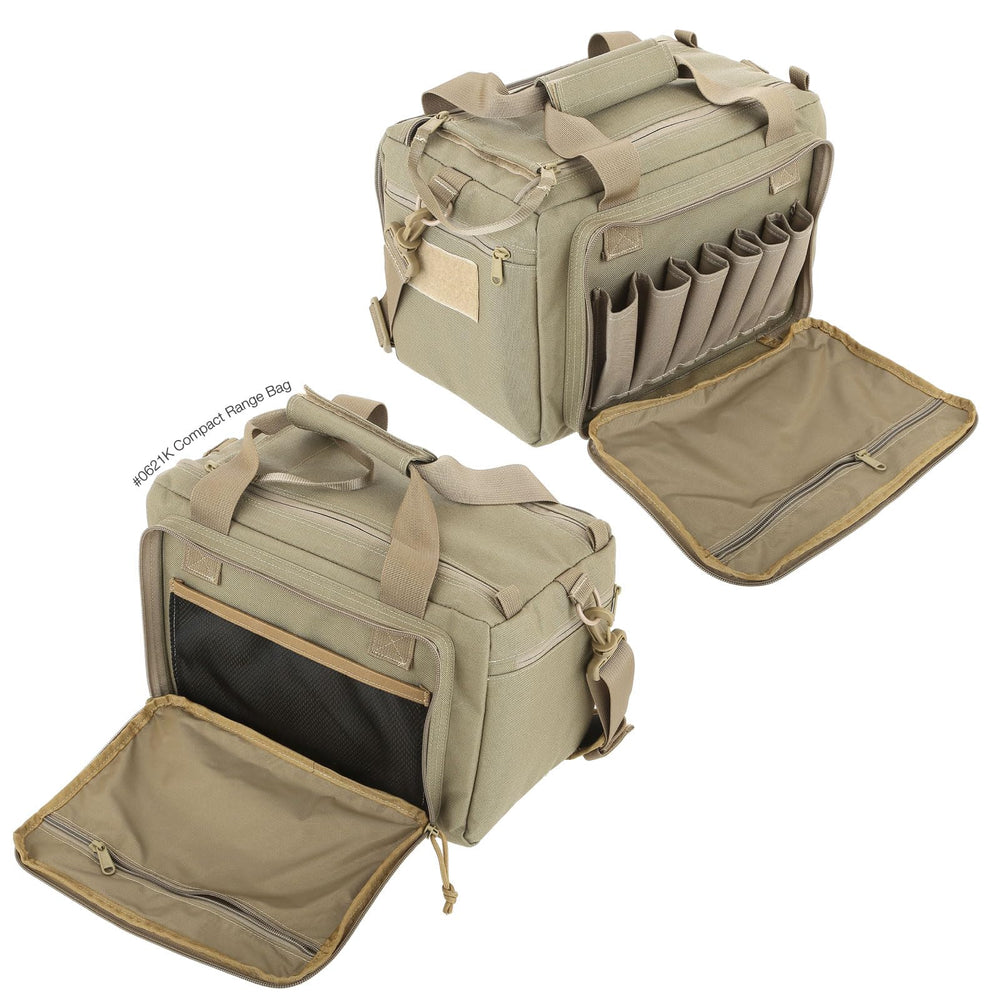 Maxpedition Compact Range Bag end pockets for easy access on both ends
