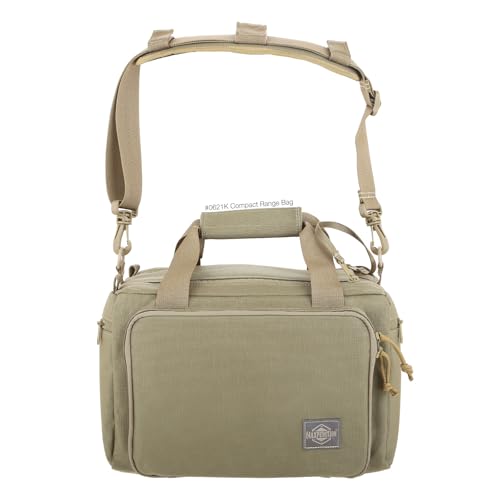 Maxpedition Compact Range Bag khaki side pocket with mags for quick access