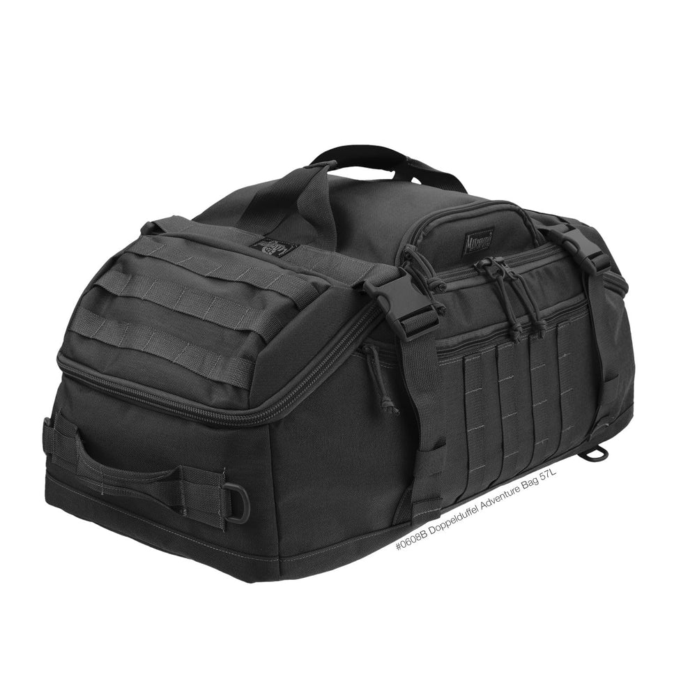 Maxpedition DOPPELDUFFEL gear-slinger option supports rapid transitions between scenes.