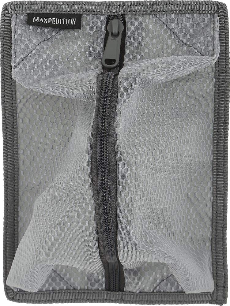 MAXPEDITION Entity Mesh Storage Panel Gray – front view