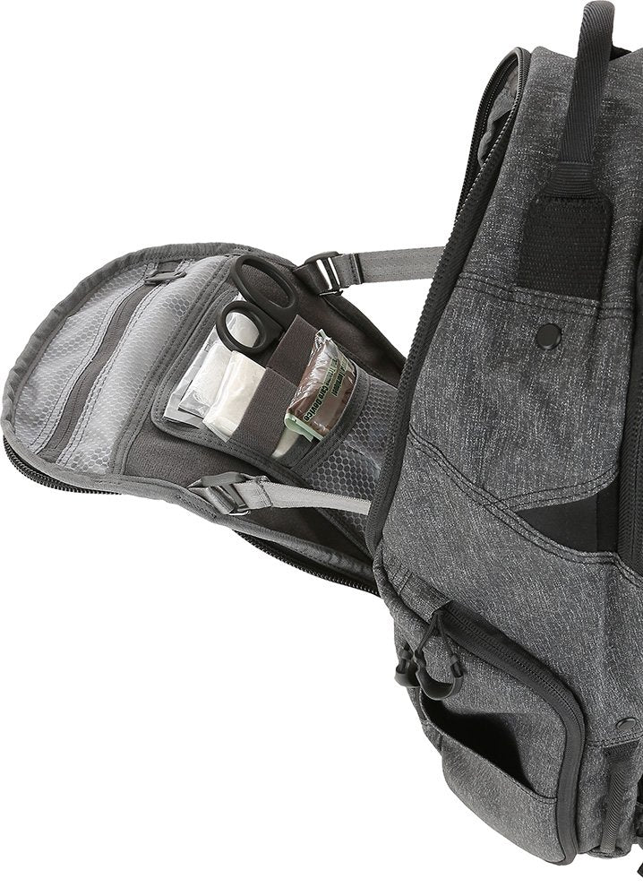 Stitching reinforcement on the low profile panel