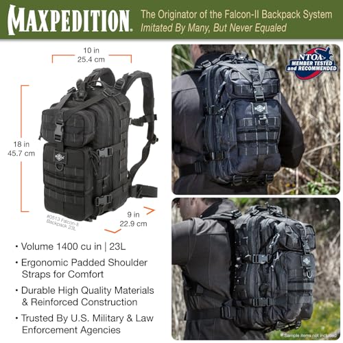 23-liter capacity optimizes daily carry for diverse excursions.