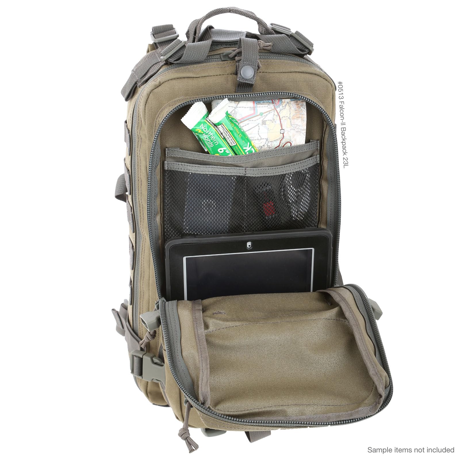Maxpedition Falcon-II reinforced stitching withstands heavy daily use