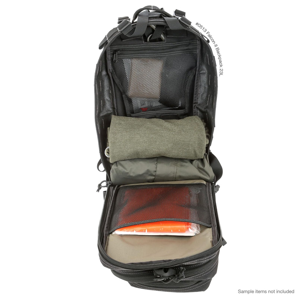 Duraflex hardware and reinforced stitching provide rugged durability.