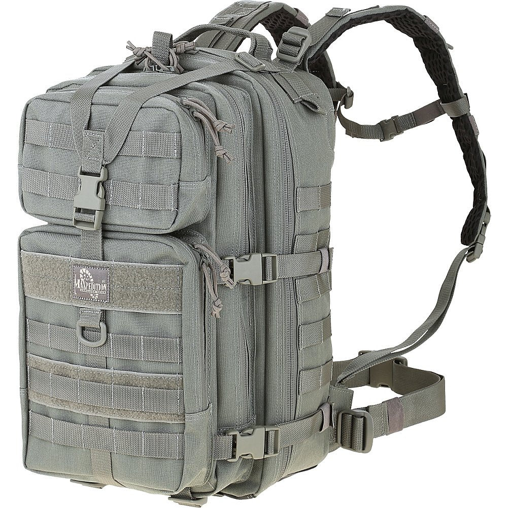 Maxpedition Falcon-III backpack front view in foliage green for daily carry