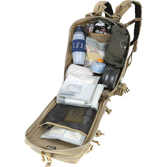 Maxpedition Falcon-III side view highlighting compact silhouette and durable fabric