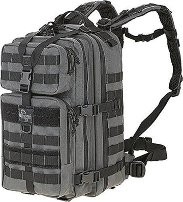 Maxpedition Falcon III backpack front view offers 35L capacity and secure CCW pocket.