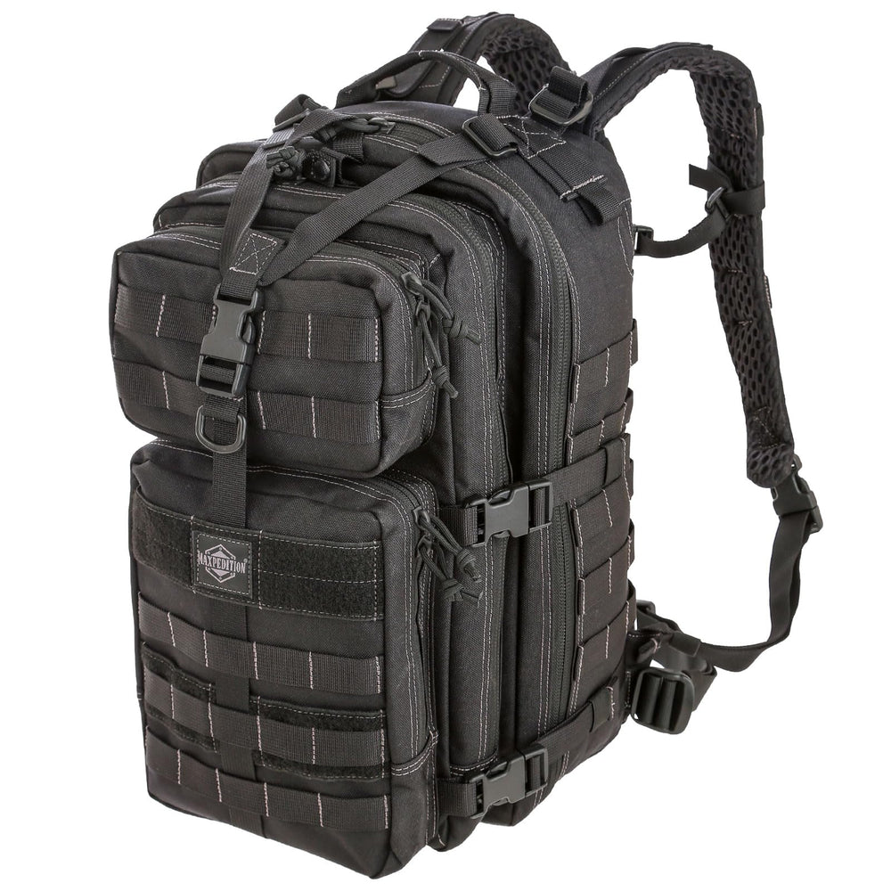 Maxpedition Falcon-III backpack front view showing spacious 35L capacity for daily carry