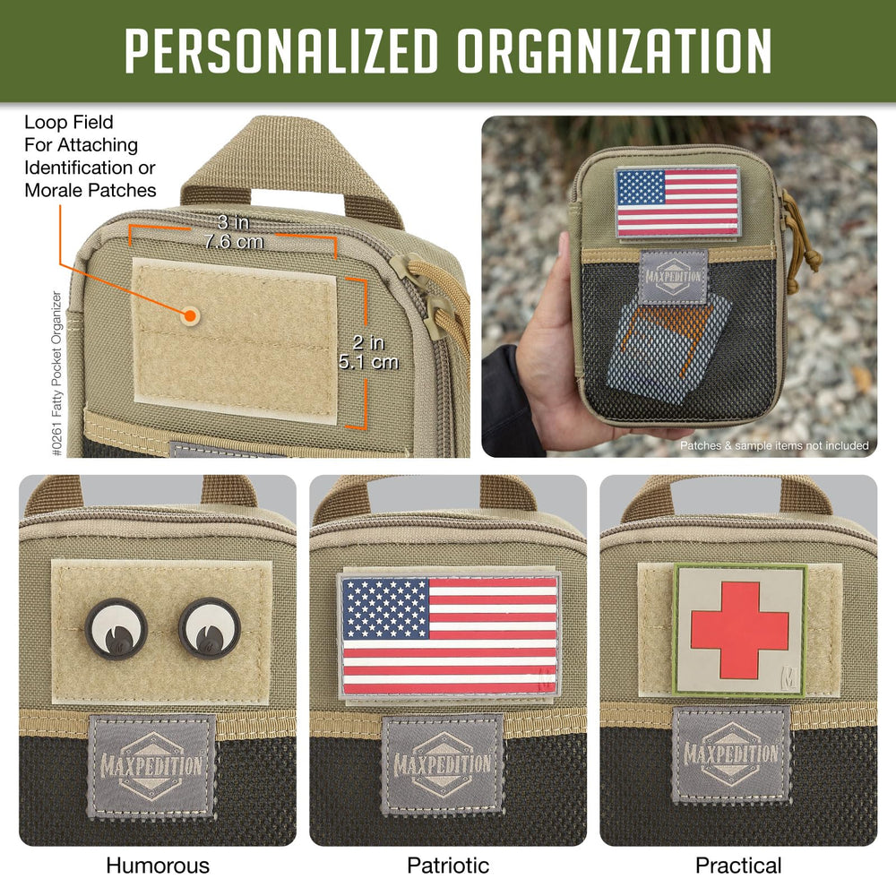MOLLE-compatible design for modular attachment.