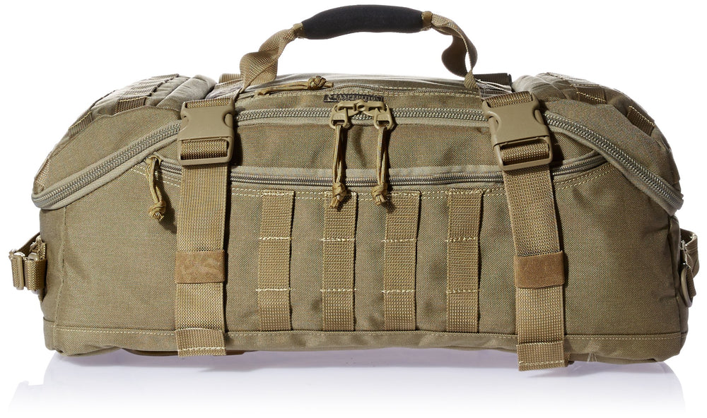 Maxpedition Fliegerduffel concealable built-in backpack straps with sternum strap