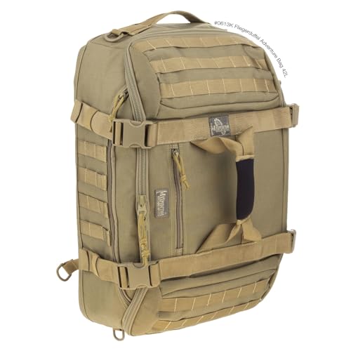 Maxpedition Fliegerduffel top exterior sleeve pocket for quick access