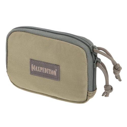 All angles of MAXPEDITION pocket in Khaki-Foliage