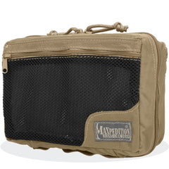 Maxpedition Individual First Aid Pouch Khaki front view shows lightweight mobility for everyday carry