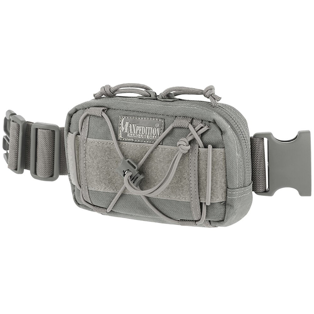 Maxpedition Janus Extension Pocket foliage green front view for compact EDC expansion
