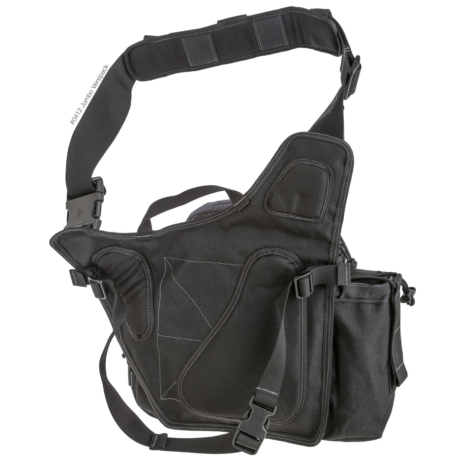 Maxpedition Jumbo Versipack 2x6 inch loop field for patches and personalization.