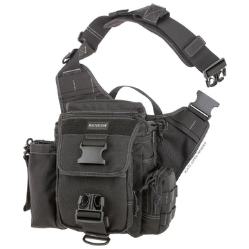 Maxpedition Jumbo Versipack ergonomic shoulder strap with non-slip pad for all-day comfort.