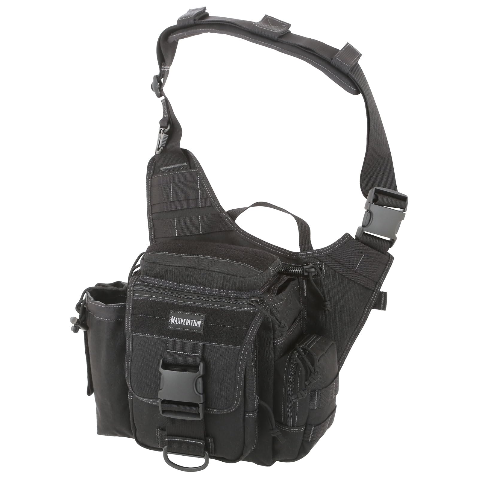 Maxpedition Jumbo Versipack main compartment open for quick access in the field.