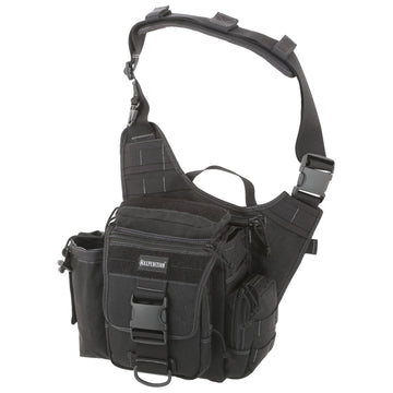Maxpedition Jumbo Versipack main compartment open for quick access in the field.