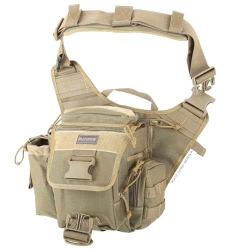 Maxpedition Jumbo Versipack genuine YKK zippers ensure reliability.