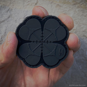 Glossy finish of Maxpedition Lucky Shot Clover Patch adds subtle shine