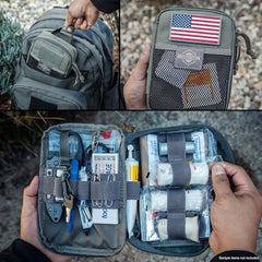 Maxpedition Medium Fatty 2012 back view highlights slim profile for backpacks