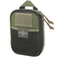 Maxpedition Medium Fatty OD Green front exterior for quick access.